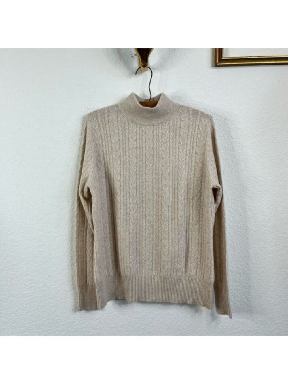 Katherine Kelly Cable Knit Cashmere Sweater